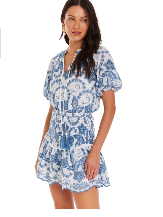 Allison New York Dresses & Skirts - Allison New York Juniper Mini Skirt and Top Set in the Coronet Blue size S